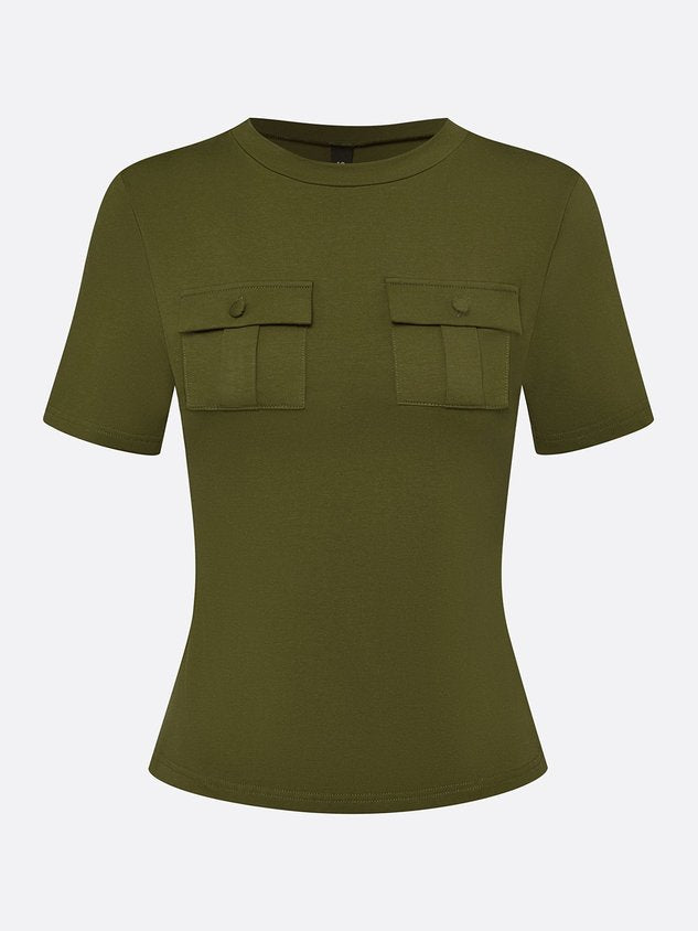 Casual Solid Slim Fit T-Shirt