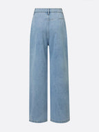 Denim Floral Casual Jeans