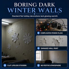 🔥LAST DAY SALE ONLY￡5.99!💞50K+ SOLD!❄️Glowing Snowflake Night Light Wall Stickers