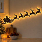 🦌 AntlerGlow Reindeer Wall Light Set