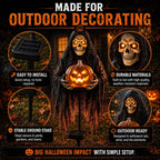 💀 Soul CollectorTM Pumpkin Edition Animated Halloween Yard Decoration