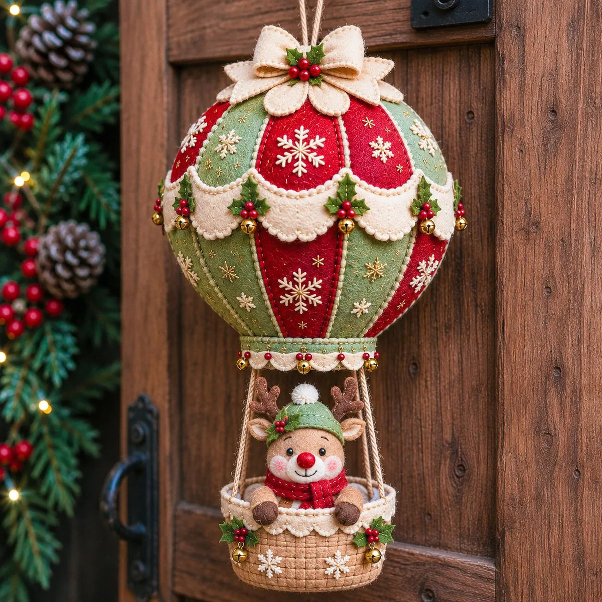 Christmas Hot Air Balloon Hanging DIY Kit