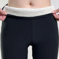 Women's Thickened High Waist Lambskin Stretch Warm Leggings