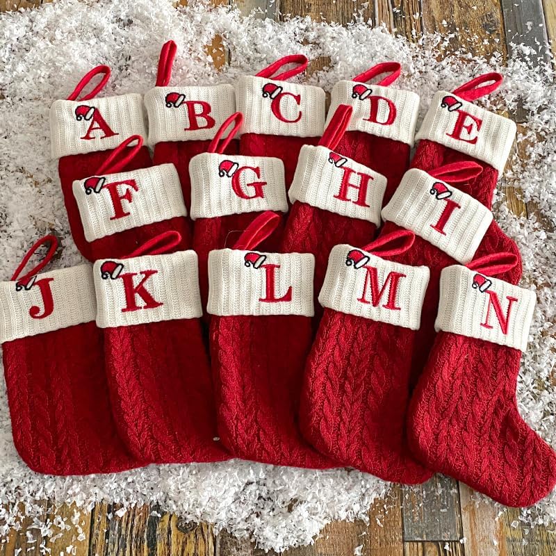 🎅Mini Initial Christmas Stocking