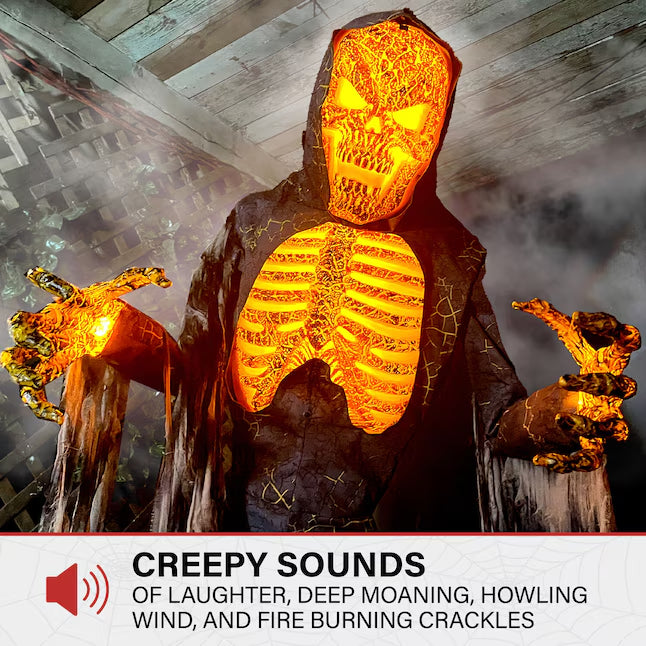 7.5-ft Freestanding Motion Activated Lighted Skeleton Animatronic