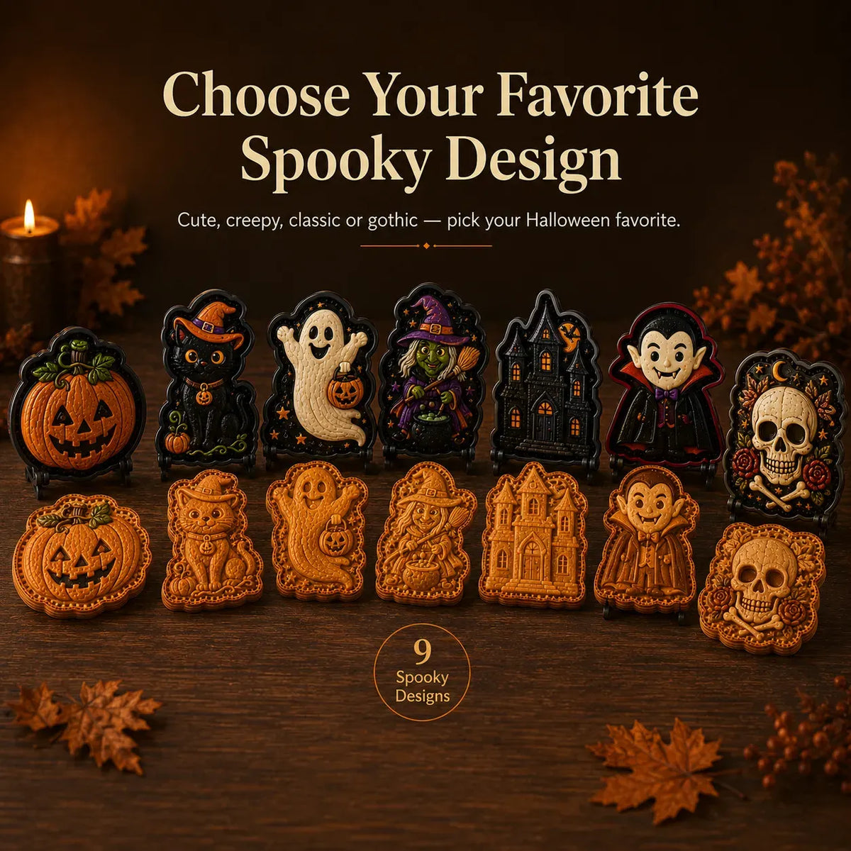 🎃 Halloween Mini Pie Mold Collection