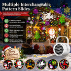 📢LAST DAY SALE ONLY ￡9.99!!🔥🎅【🎁Best Christmas Gift🎁】🎄16-Pattern USB Christmas Projector Light