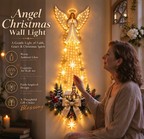 🔥 Last Day! 49% OFF🔥 👼✨ Angel Christmas LED Waterfall Wall Decor✨