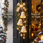 🔔✨Last Day 49% OFF✨✨Golden Bell Blessing Cascade Christmas Door Hanging
