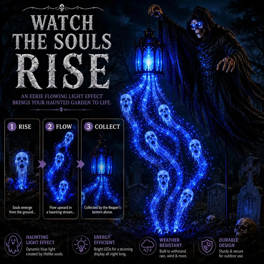 Animated Halloween Soul Harvester Garden Light Collection💀