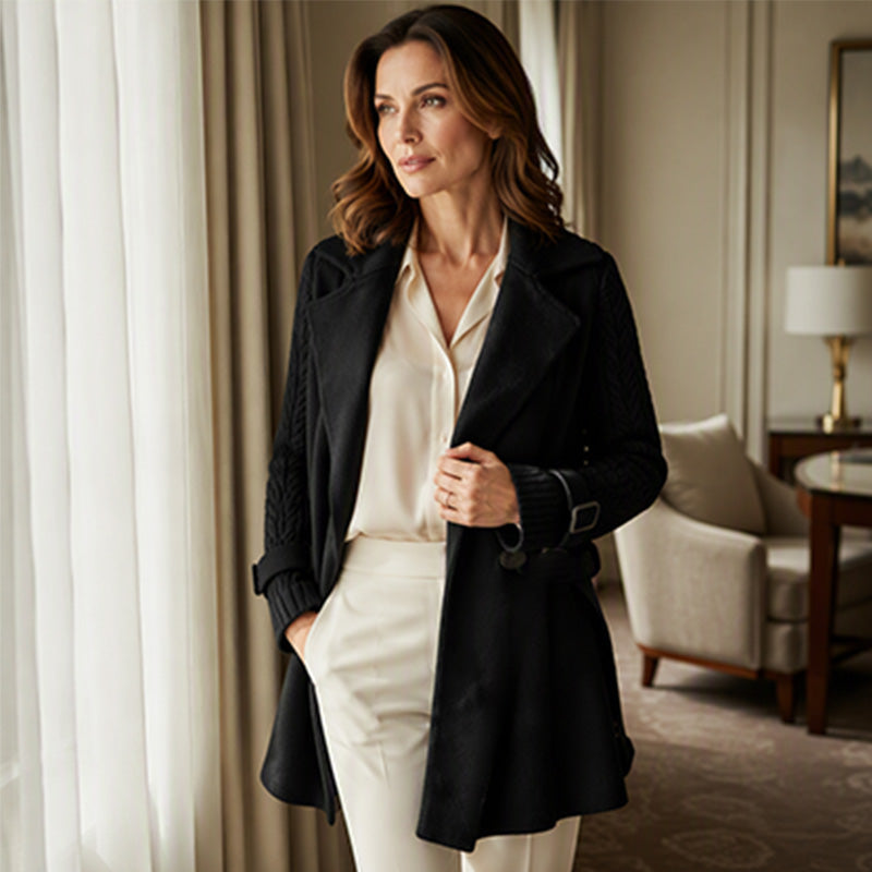 ⏳LAST DAY SALE 50% OFF!!🔥Women's Casual Double Breasted Lapel Coat🧥FREE SHIPPING🚚🇬🇧