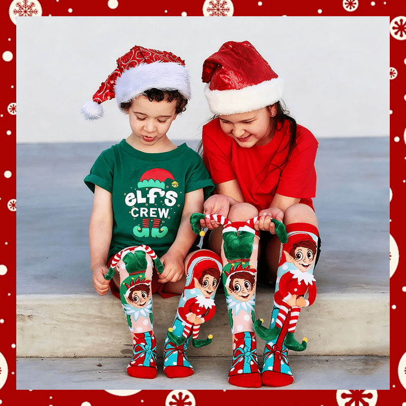 🎁 Super Christmas Gift · 🎄✨ Elf Christmas Socks