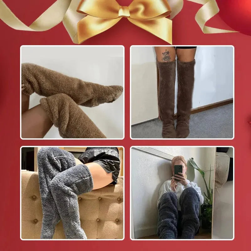 Goose Down Knee Socks For Christmas🎄