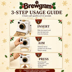 Instant Coffee Art Stencil Camera