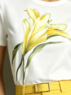 Urban Floral Printing  T-shirt