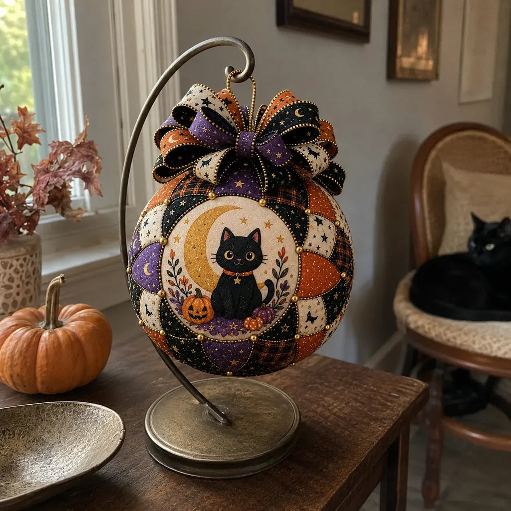 🎃 Beginner-Friendly DIY Halloween Classics Patchwork Ornament Kit Collection