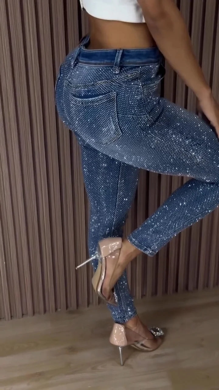 Women's Hot Diamond Casual Skinny Jeans