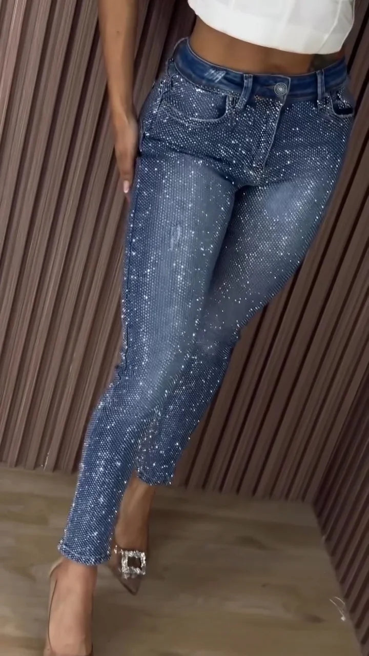 Women's Hot Diamond Casual Skinny Jeans