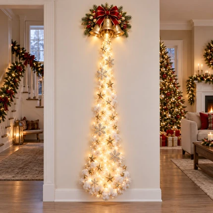 🎄 Light Up The Christmas Magic ✨ Festive LED Wall Decor