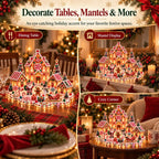 Christmas Village 3D Gem Art Kit