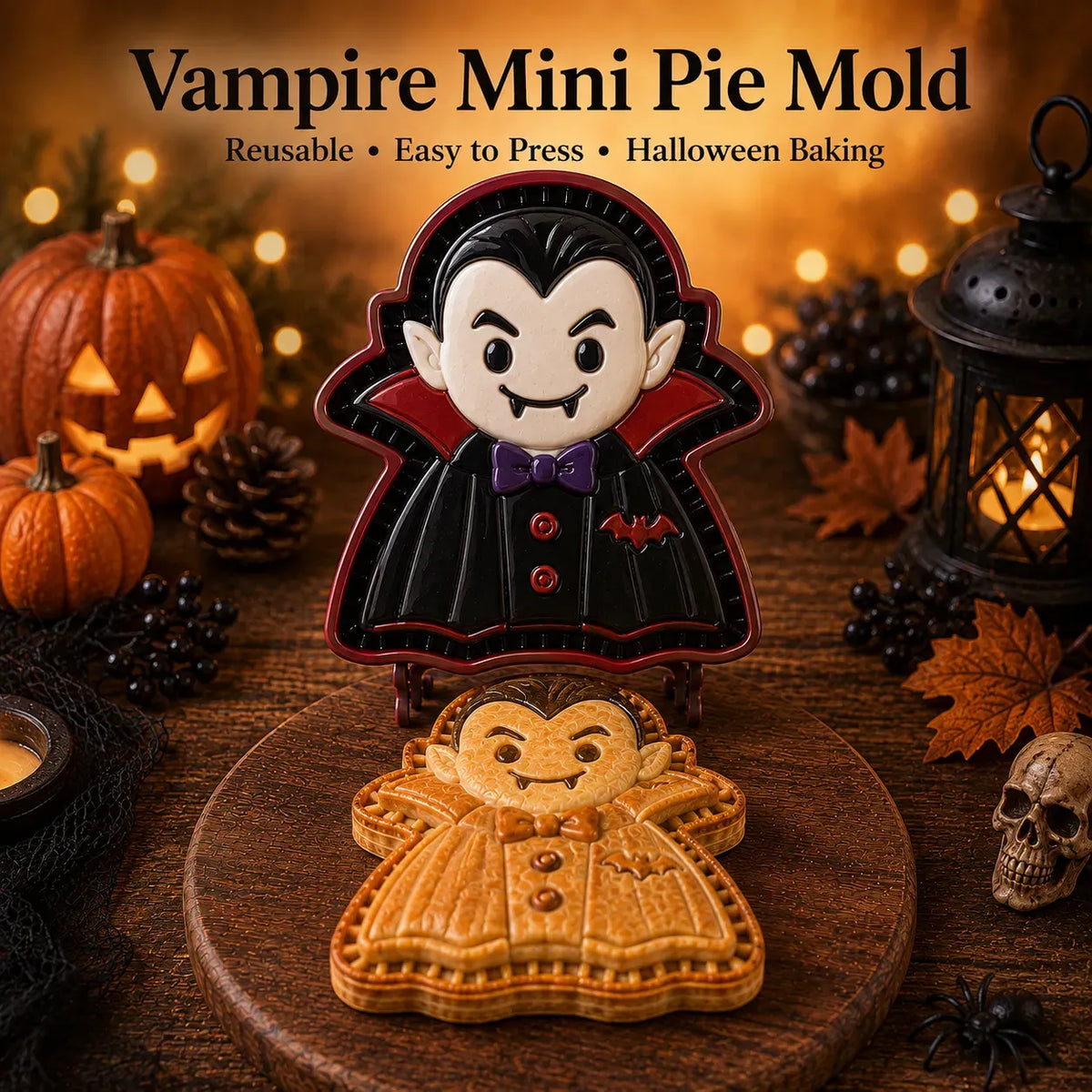 🎃 Halloween Mini Pie Mold Collection
