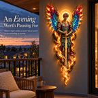 ✝️ Heavenly Radiance™ Lighted Angel Wall Sculpture ✨