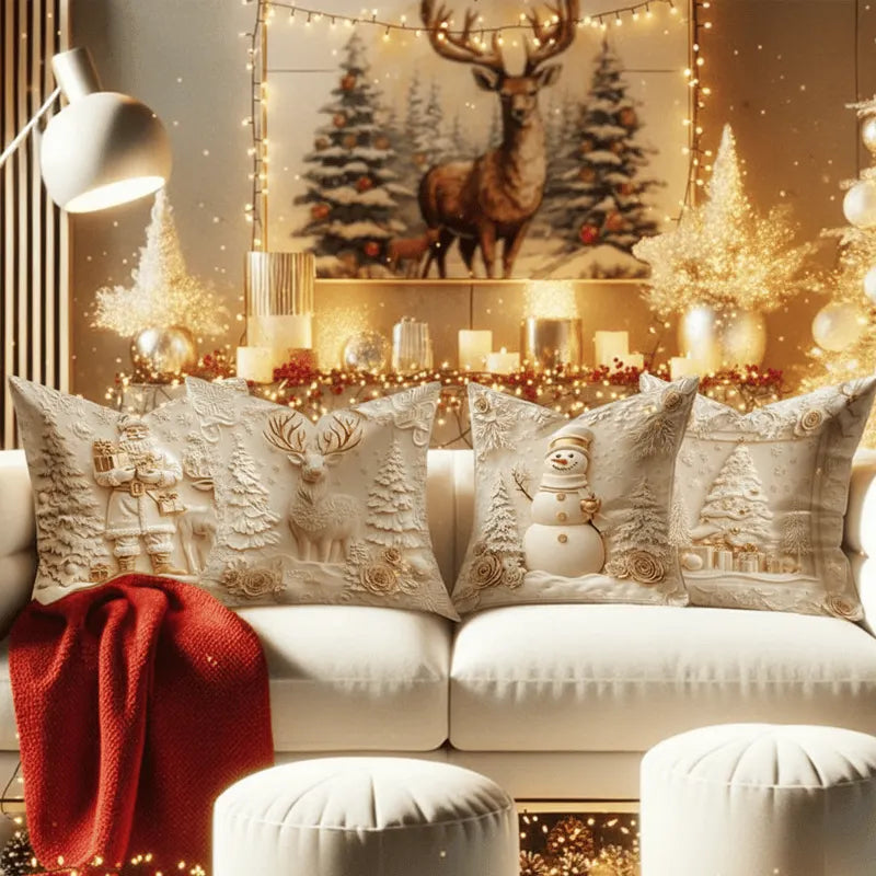 ✨Christmas Throw Pillow Cover for Couch–Cozy Holiday Decor🎅