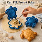 🌊 8-Design Ocean Filled Pie Press Collection