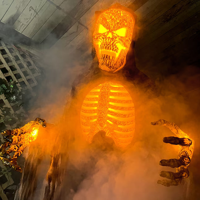 7.5-ft Freestanding Motion Activated Lighted Skeleton Animatronic