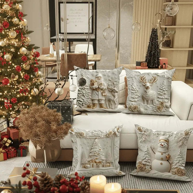 ✨Christmas Throw Pillow Cover for Couch–Cozy Holiday Decor🎅