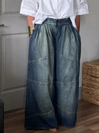 Denim Casual Loose Jeans Straight pants