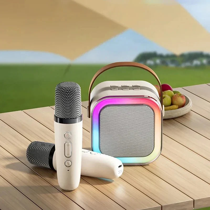 ⏳LAST DAY SALE ONLY ￡11.99!!✨🎵Mini Karaoke Machine for Kids with Wireless Microphones