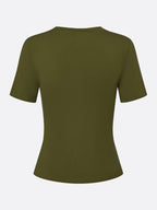Casual Solid Slim Fit T-Shirt