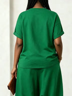 Casual Letter Print Tailored Short Sleeve Tee