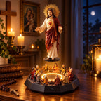 Floating Christ with LED Lighting – A Symbol of Faith that Enchants