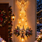 🔥 Last Day! 49% OFF🔥 👼✨ Angel Christmas LED Waterfall Wall Decor✨