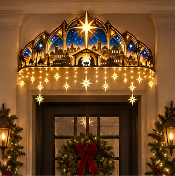LAST DAY 49% OFF 🔥 Glowing Holy Night Silhouette Decor 🌟