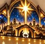LAST DAY 49% OFF 🔥 Glowing Holy Night Silhouette Decor 🌟