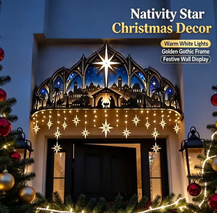 LAST DAY 49% OFF 🔥 Glowing Holy Night Silhouette Decor 🌟