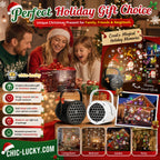 📢LAST DAY SALE ONLY ￡9.99!!🔥🎅【🎁Best Christmas Gift🎁】🎄16-Pattern USB Christmas Projector Light