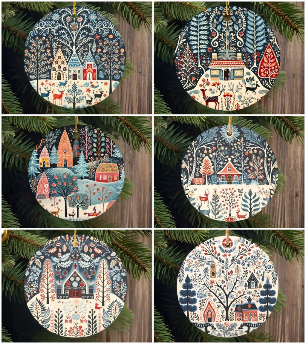 🎄Scandinavian Christmas Ornaments
