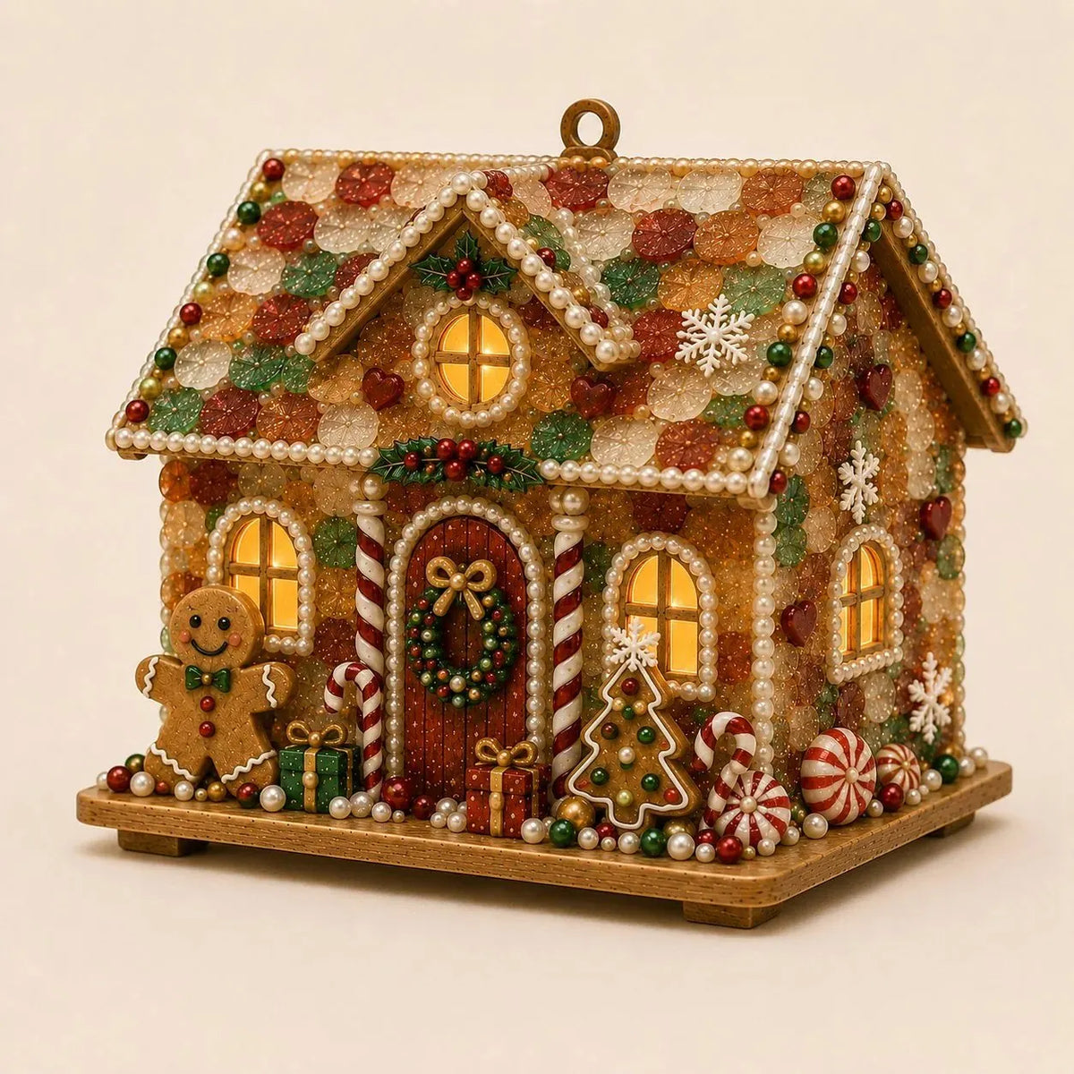 🏡 Beginner-Friendly DIY Glowing Coastal Glass-Style Christmas Cottage Kit Collection