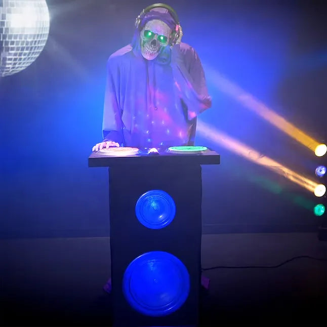 5-7-ft Bluetooth DJ Webbs Skeleton Motion Activated Lighted Animatronic