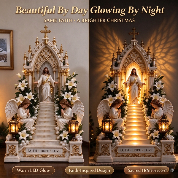 🔥 Last Day! 49%OFF 🕊️✝️ ✨Jesus Christmas Light Tabletop Decor✨