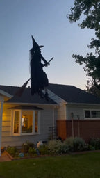 7 ft. LED Hovering Fly Witch