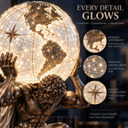 Atlas Celestial Globe Table Lamp