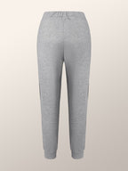 Casual Plain Loose Casual Mid Waist Pants