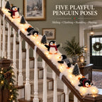 Penguin Snow Scene Staircase Lights
