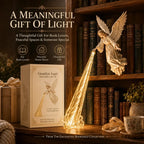 🎁 Heavenly Guardian — Angel Beam Bookshelf Decor