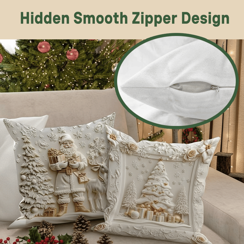 ✨Christmas Throw Pillow Cover for Couch–Cozy Holiday Decor🎅